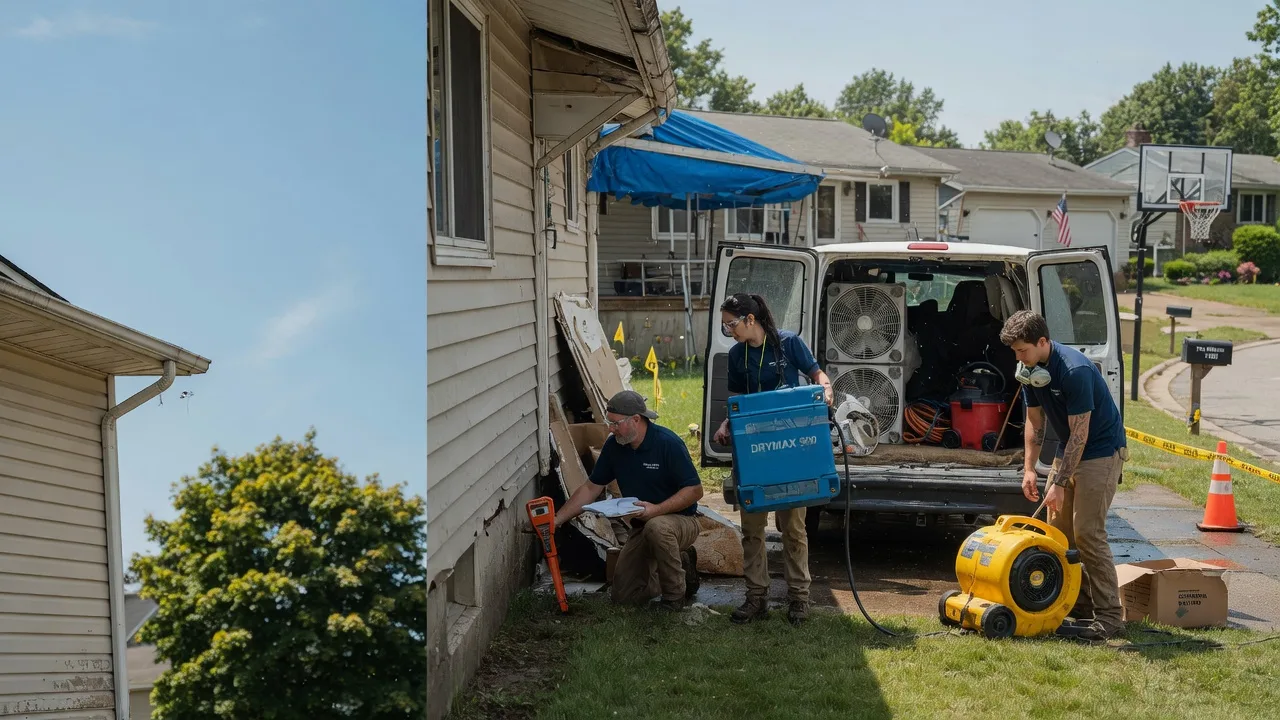 Ceiling Leak Cleanup in Gnadenhutten, OH near me